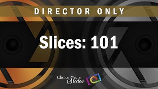 Director Essentials  Slices 101 [upl. by Vanhook]