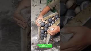 Tennis ball making please support 🙏 subscribe viral trendingshorts youtube yt ytshorts craft [upl. by Enomad778]