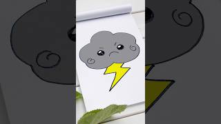 Angry Cloud Drawing with Lightning [upl. by Callery]