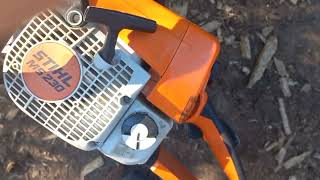 ПОРІЗКА ДРОВ STIHL 230  ХАДО  HP HOREST PLUS [upl. by Dilaw48]