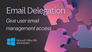 Give email access to another person in Microsoft office 365 admin portal email delegation [upl. by Alamap]