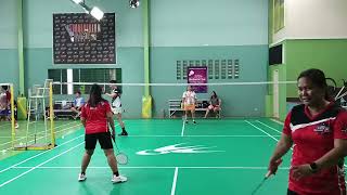 SMASHMATE BADMINTON CLUB HazelEnna vs JoshyAnna October 27 2024 [upl. by Leamhsi]