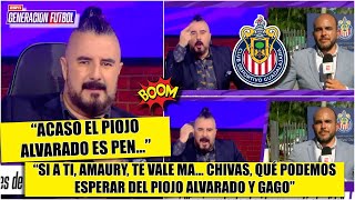 ÁLVARO EXPLOTÓ e INSULTÓ al PIOJO ALVARADO por la detonación del petardo en CHIVAS  Generación F [upl. by Akemor]