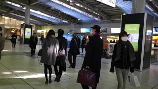 2013 品川駅高輪口から入る Entering Shinagawa Station from Takanawa Side 130117 [upl. by Nordna]