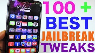 100 BEST JAILBREAK TWEAKS iOS 112 114 [upl. by Nabois239]