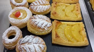 Folhado tipo Francês  Produção Tartes de fruta Delicias Maravilhas cornucópias Argolas e parras [upl. by Neevan302]