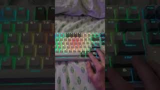 Tecware Phantom 87 Elite brown pre lubed switches with RGB and Bluetooth [upl. by Okimik871]