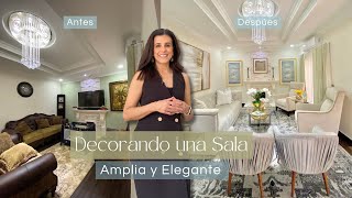 Ideas Para Decorar tu Sala con Chimenea Amplia y Sofisticada  Makeover [upl. by Alexia]