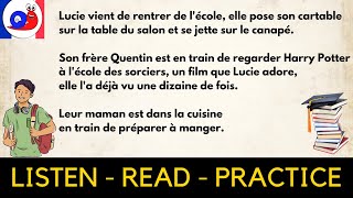 French Reading Practice  10 texts Improve your pronunciation amp vocabulary [upl. by Legra]