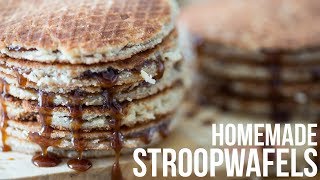 RECEPT Stroopwafels maken  OhMyFoodness [upl. by Genvieve178]