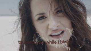 Demi Lovato  Skyscraper Official lyric video [upl. by Hnahc]