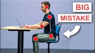 How to Sit Properly  Desk Ergonomics [upl. by Hsak]