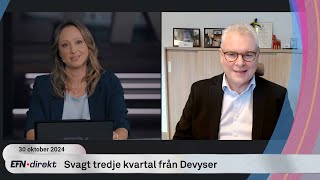 Devysers vd Fredrik Alpsten om tredje kvartalet [upl. by Giuditta]