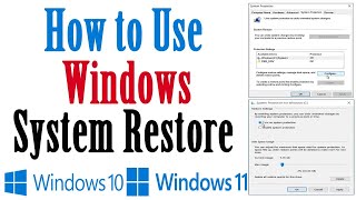 How to Use Windows System Restore [upl. by Eek67]