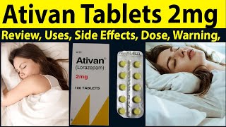 Ativan tablets 2 mg  lorazepam tablets 2 mg reviews Ativan tablets 2 mg  Uses Side Effects Dose [upl. by Leund]