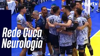 REDE CUCA 0 X 3 NEUROLOGIA ATIVA  MELHORES MOMENTOS  SUPERLIGA B MASCULINA DE VÔLEI  sportv [upl. by Laet690]