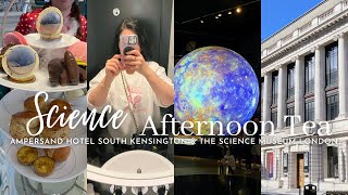 Best London Afternoon Tea SCIENCE themed The Ampersand Hotel South Kensington amp Science Museum tour [upl. by Yht393]