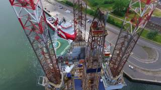 Bohrinsel Gas Bohrung Nordsee Deutschland Niederland Cooperation  Offshore aktuell 2022 [upl. by Manley42]