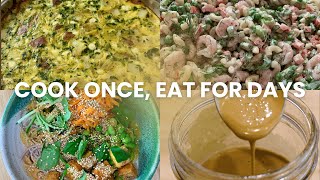 3 Healthy Meal Prep Ideas No Reheating Required [upl. by Ahsenahs]