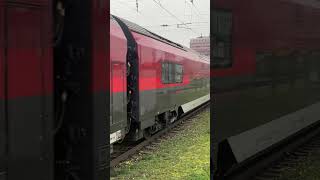 Einfahrt Railjet in München Ostbahnhof münchen railjet br182 taurus gulesialt [upl. by Neilson]