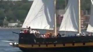 Tall Ships 2009  Leannas Ransom  Parade of Sails  Pirates of Halifax [upl. by Lester]