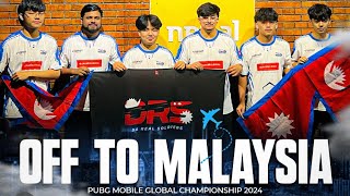 DRS GAMING OFF TO MALAYSIA FOR PMGC 2024🇳🇵🔥 [upl. by Ordnas]