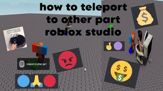 how to make proximity prompt teleport to other location in game roblox studio roblox robloxstudio [upl. by Sally]