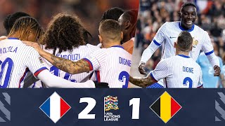 France contre Belgique 21 Résumé et Buts  UEFA Nations League 202425 [upl. by Nedap891]