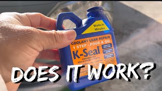 KSeal Coolant leak repair  does it work [upl. by Sevart]