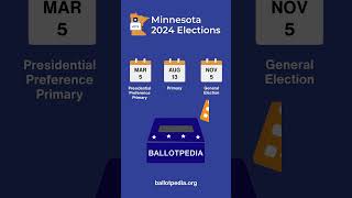 Minnesota 2024 Election Dates [upl. by Allerie]