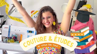 MON PARCOURS MES ÉTUDES LA COUTURE  JE TE DIS TOUT  😻 [upl. by Turoff]