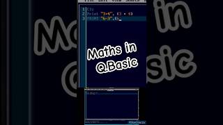 Maths in QBASIC [upl. by Aniluj100]