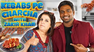 Zakir Khan Ke Saath Bollywood Ki Charcha At Lunch with Tasty Kebabs  FarahKhanK [upl. by Reviere]