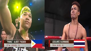 PAGARA vs KAEWMANEE  BOXING UNLIMITED [upl. by Hoo]