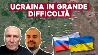 UCRAINA IN GRANDE DIFFICOLTÀ e con POCHI SOLDATI ANALISI con GEN CAMPORINI e E BROGI [upl. by Ima894]