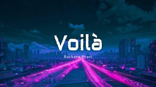 Barbara Pravi  Voilà ParolesLyrics [upl. by Elie533]