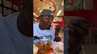 POPEYES MCCHICKEN PART 1yuddygangtv mukbang foodie rap funny [upl. by Ihculo6]