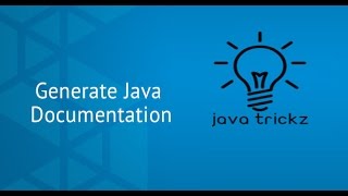 Generate Javadoc from command line  JAVA [upl. by Aryaz]