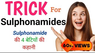 Trick for sulphonamide classification  Acronyms mnemonics for sulphonamide antibiotic [upl. by Faro351]