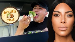 KARDASHIAN SALAD MUKBANG  EATING SHOW Health Nut [upl. by Goodard455]