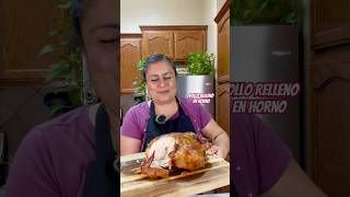 POLLO RELLENO EN HORNO parati foodshorts food food fyp parati [upl. by Samalla]