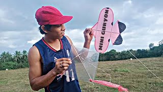 DALAWANG DANGKAL NA SARANGGOLA  SMALL KITE FLYING [upl. by Giavani]