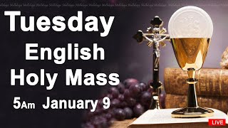 Catholic Mass Today I Daily Holy Mass I Tuesday January 9 2024 I English Holy Mass I 500 AM [upl. by Kos]