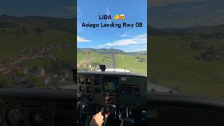 Atterraggio ad Asiago 🧀😍 asiago landing atterraggio aereo aviation passion  travel fly [upl. by Leighton722]