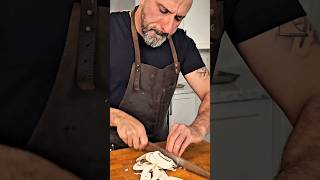 How to Slice a Mushroom FAST  How to Slice Mushrooms Quickly and Efficiently [upl. by Etiragram]