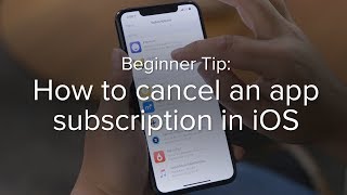 How to cancel an app subscription on your iPhone [upl. by Peterus]