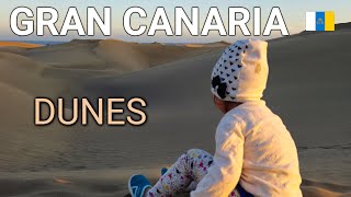 Gran Canarias dunes and caribbean beach Amadores [upl. by Dinin242]