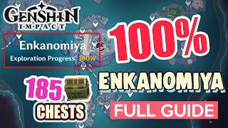 How to Enkanomiya 100 FULL Exploration ⭐ ALL CHESTS GUIDE 【 Genshin Impact 】 [upl. by Hulda]