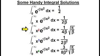 Physics  Ch 66 Ch 4 Quantum Mechanics Schrodinger Eqn 59 of 92 Some Handy Integral Solutions [upl. by Hasty]