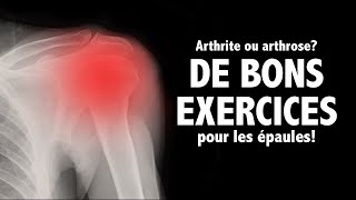 Arthrite et arthrose  des exercices pour lépaule niv 2  intermédiaire [upl. by Fasano]